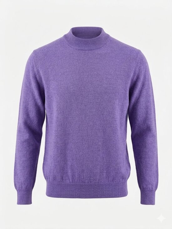 Gran Sasso Other - Gran Sasso Italy 100% Virgin Wool L Purple Lavender Sweater Made in Italy